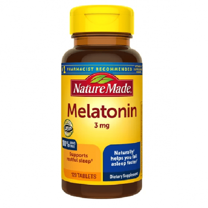 Nature Made Melatonin 3mg 120 Tablets.
