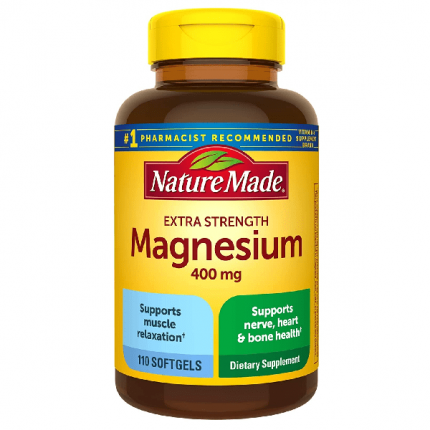 Nature Made Magnesium 400Mg 150 Softgels.