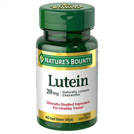 Nature’s Bounty Lutein 20mg 40 Softgels